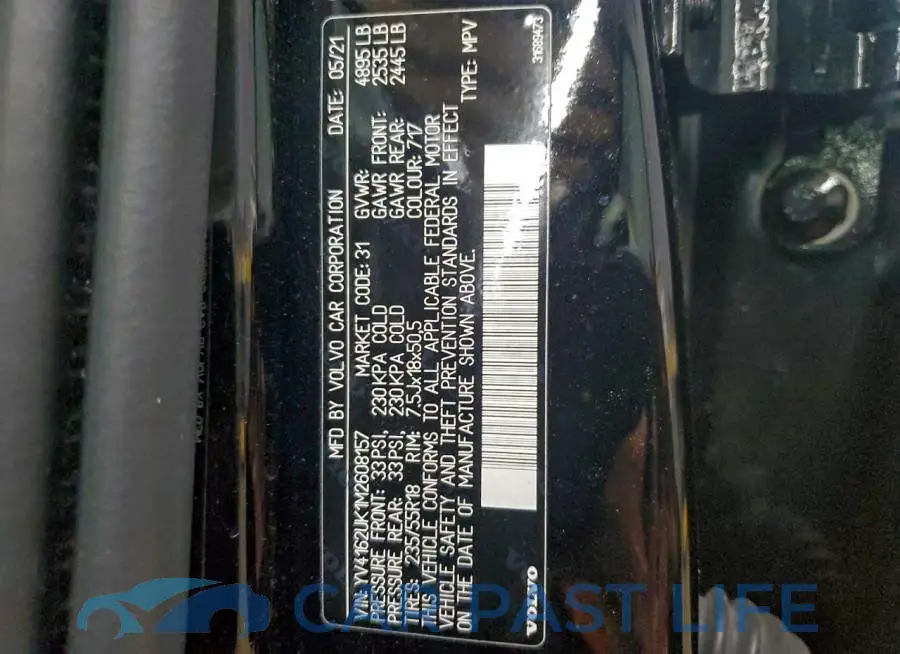 YV4162UK1M2608157# 12