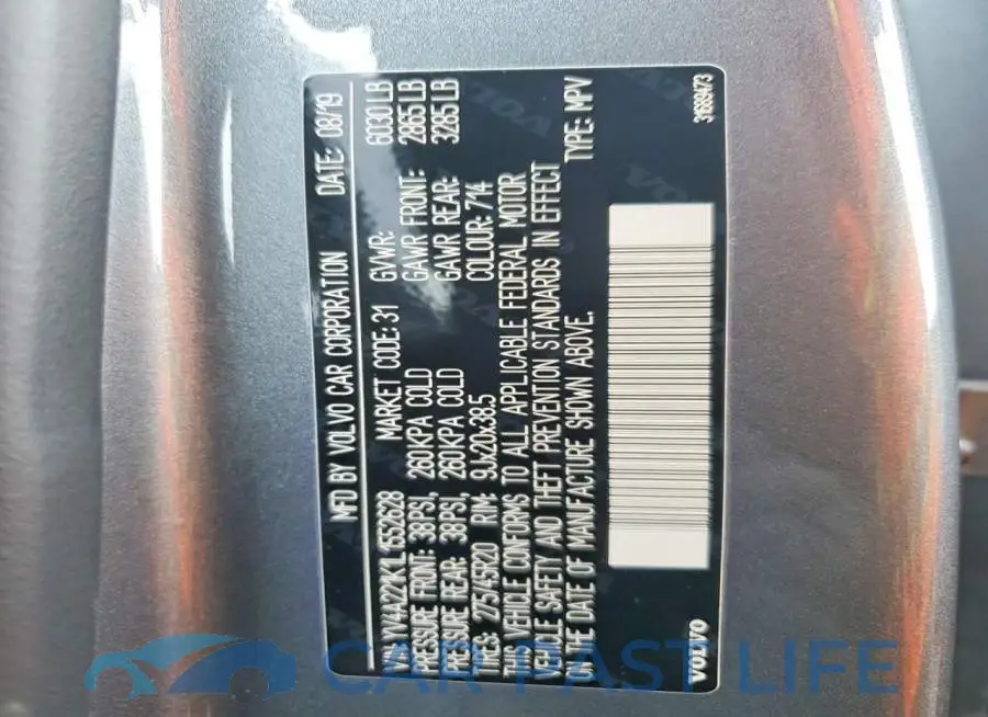 YV4A221K1L1552628# 13