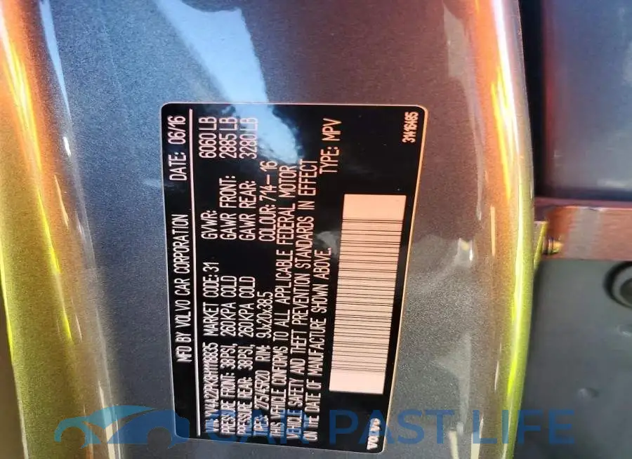 YV4A22PK8H1118835# 13