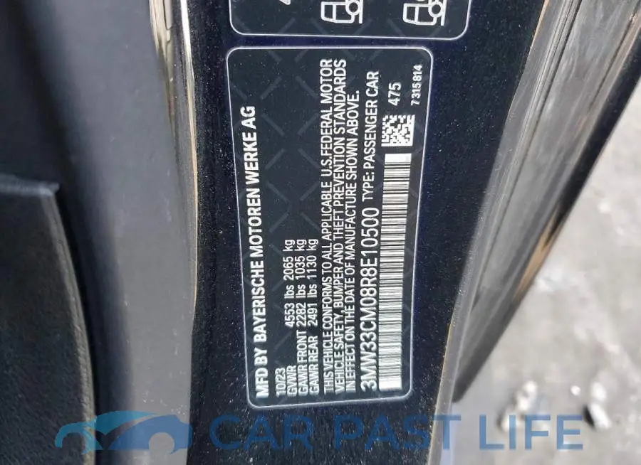 3MW33CM08R8E10500# 12