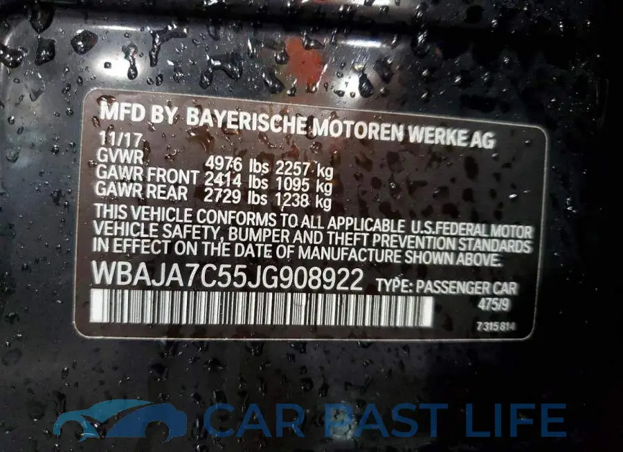 WBAJA7C55JG908922# 12