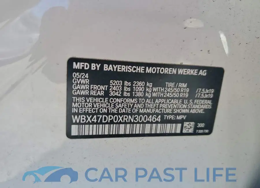 WBX47DP0XRN300464# 13