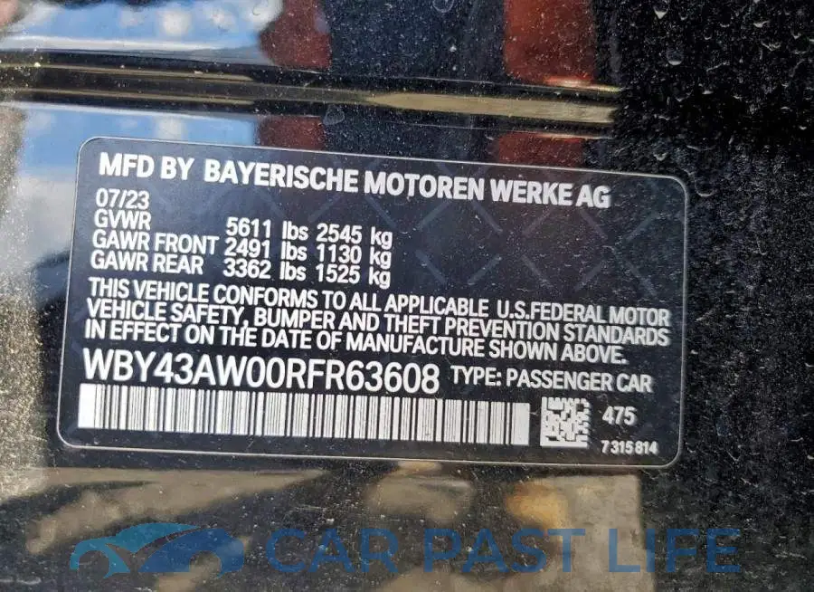 WBY43AW00RFR63608# 13