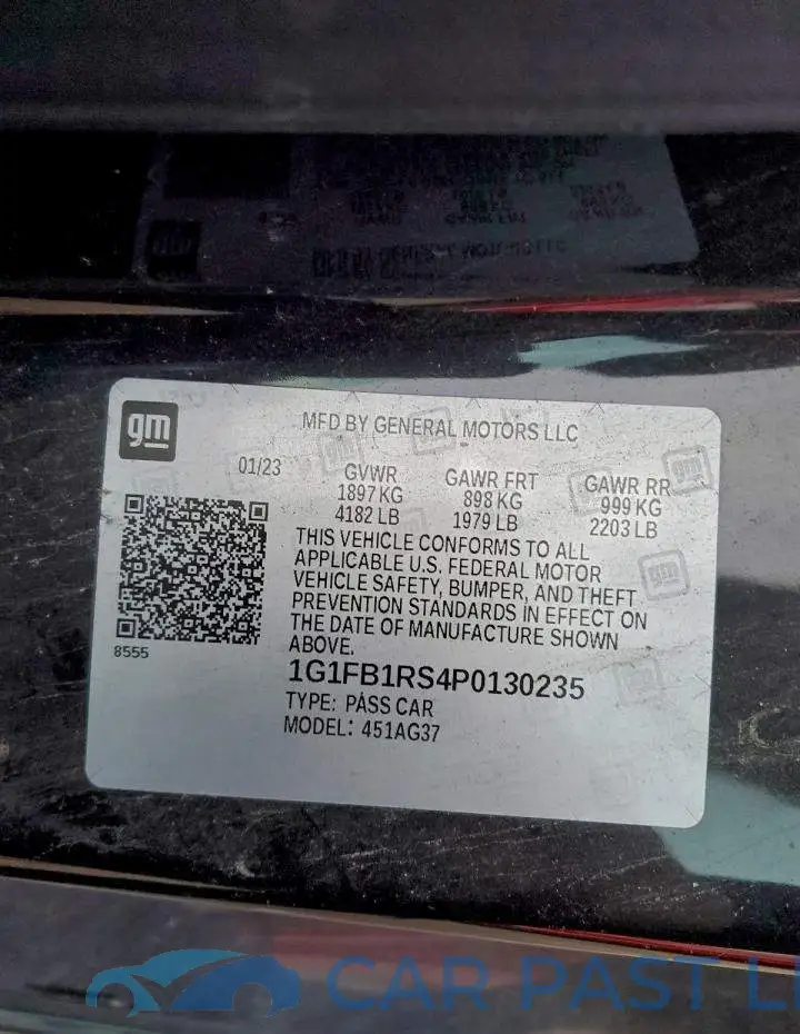 1G1FB1RS4P0130235# 12