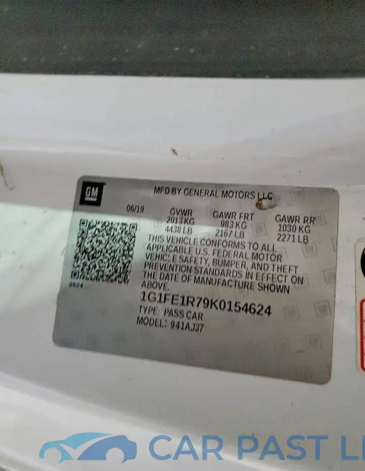 1G1FE1R79K0154624# 12