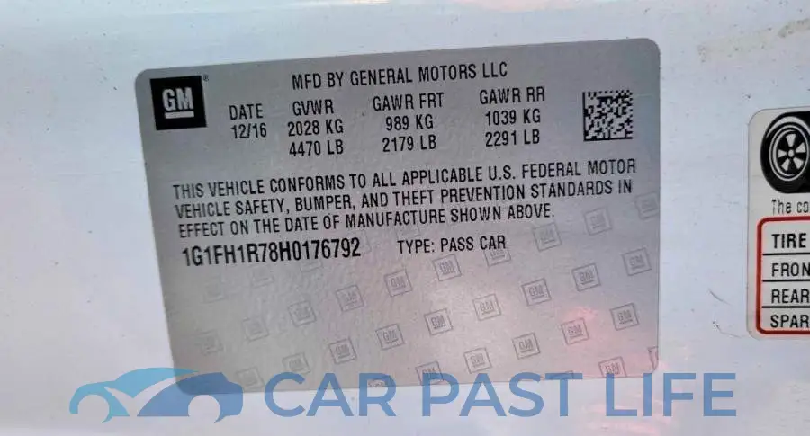 1G1FH1R78H0176792# 10