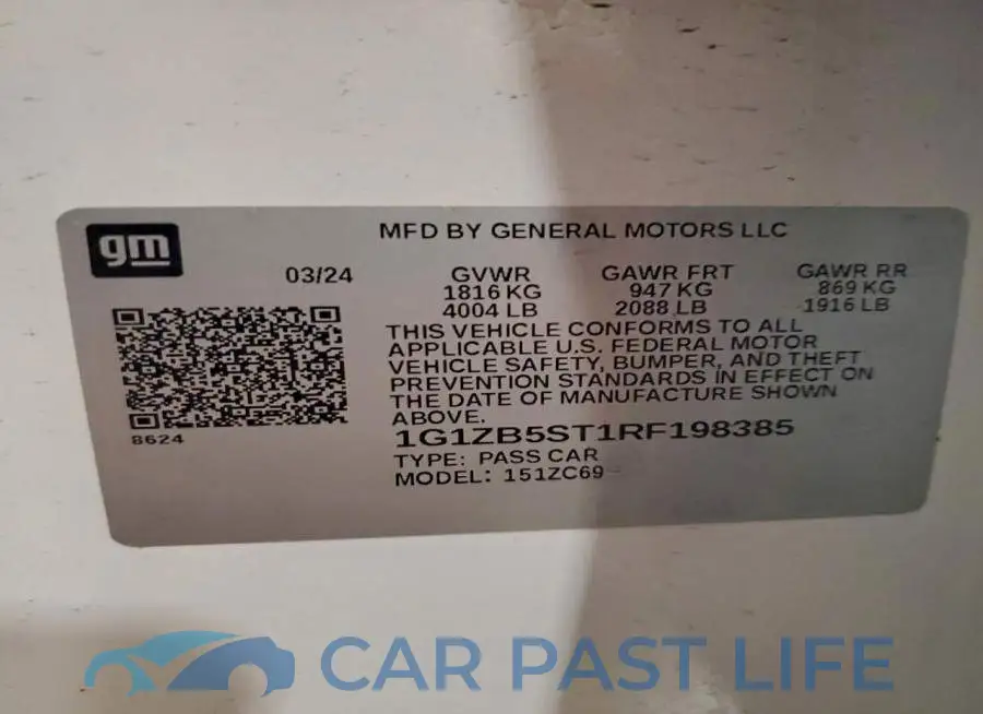 1G1ZB5ST1RF198385# 12