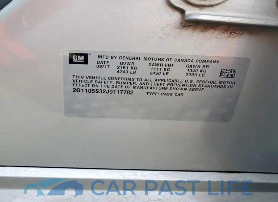 2G1105S32J9117782# 12