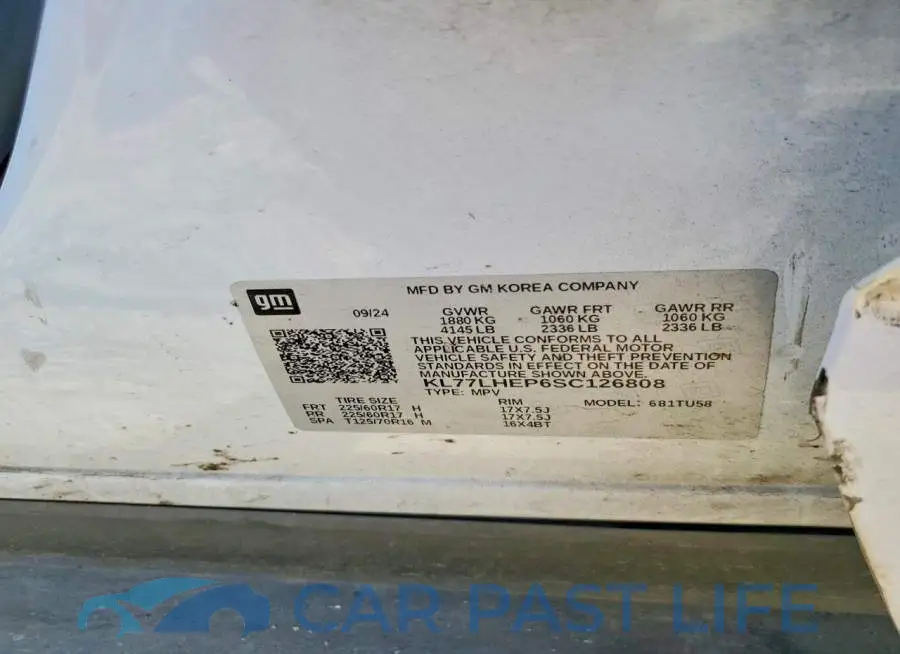KL77LHEP6SC126808# 13