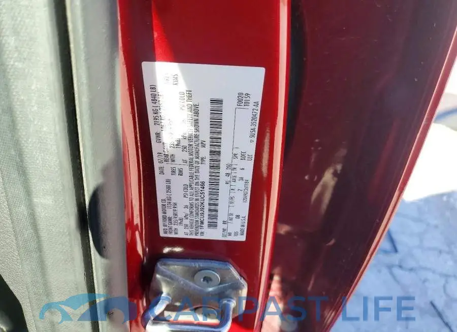 1FMCU9J92KUC51466# 14