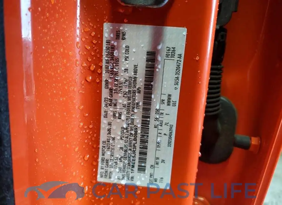 1FMEE5JR3PLB08697# 14