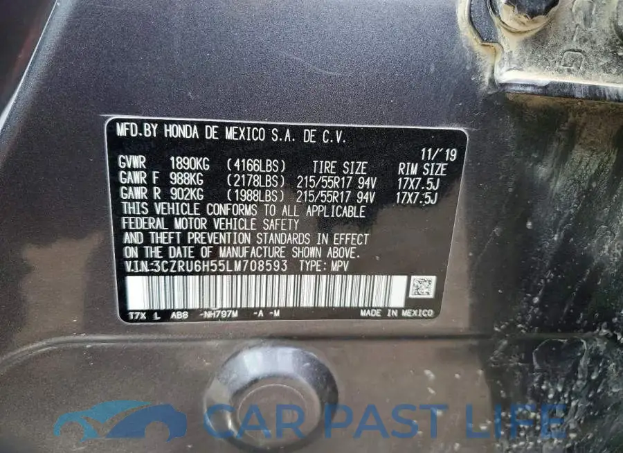 3CZRU6H55LM708593# 13