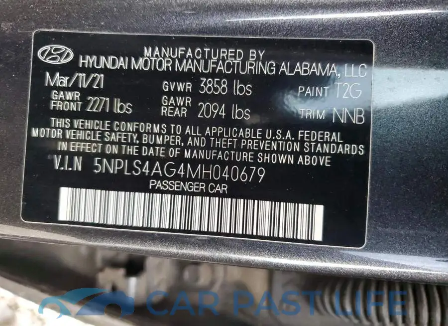 5NPLS4AG4MH040679# 12