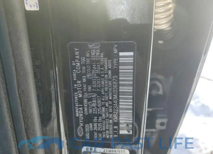 KM8J23A40MU336873# 13