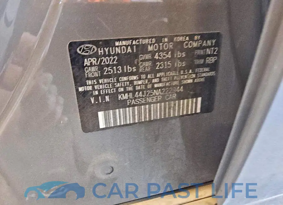 KMHL44J25NA222944# 12