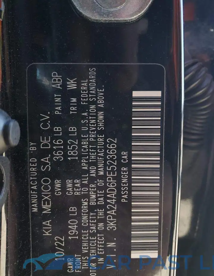 3KPA24AD6PE523662# 12