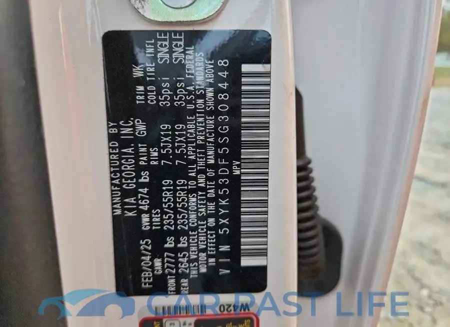 5XYK53DF5SG308448# 13