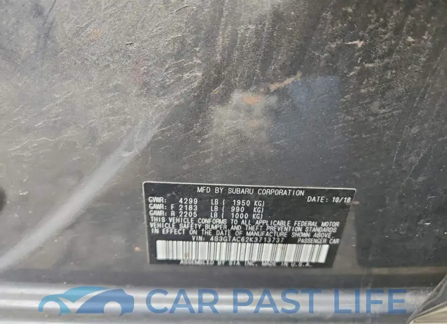 4S3GTAC62K3713737# 12