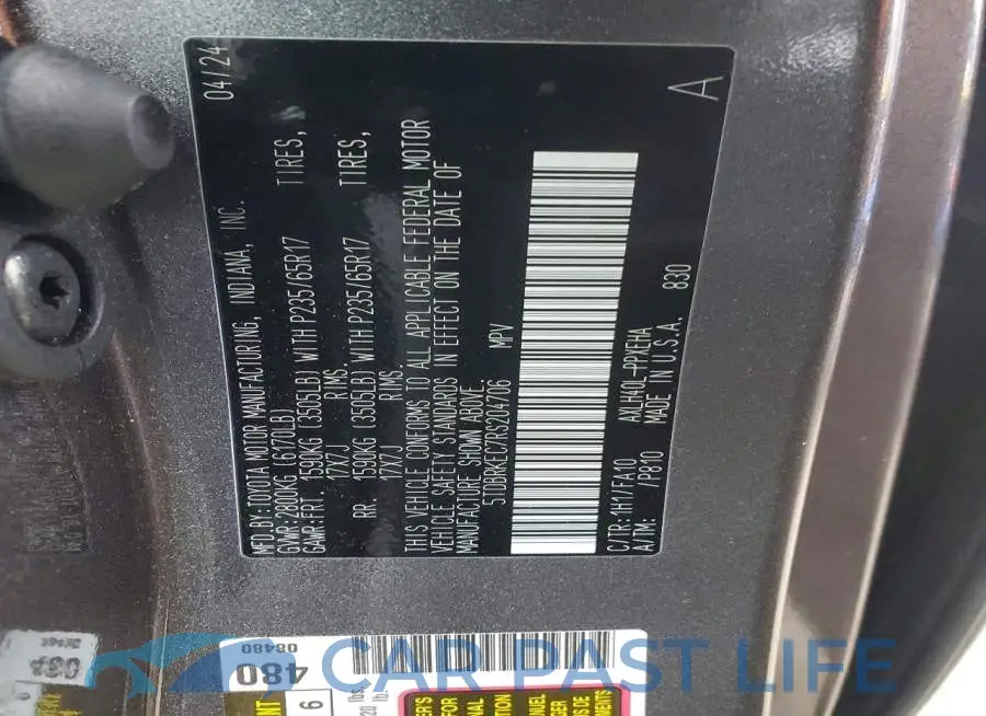 5TDBRKEC7RS204706# 13