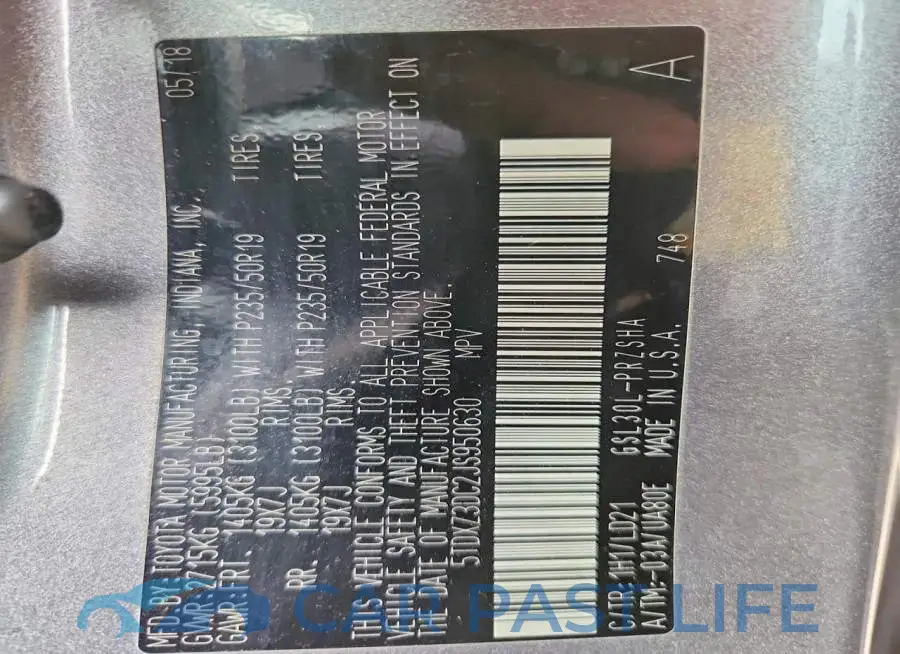 5TDXZ3DC2JS950630# 13