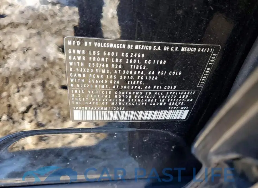 3VV2B7AXXMM112042# 13