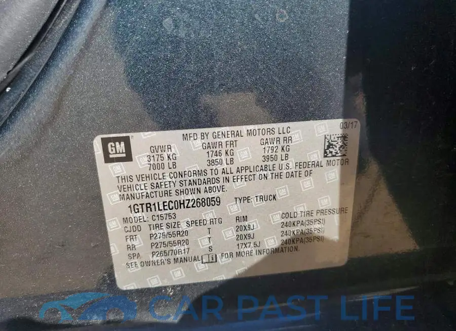 1GTR1LEC0HZ268059# 12