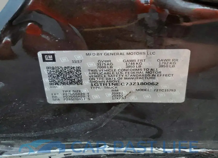 1GTR1NEC7JZ180062# 13