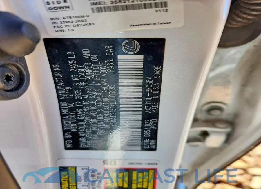 58AE21B1XLU006885# 12