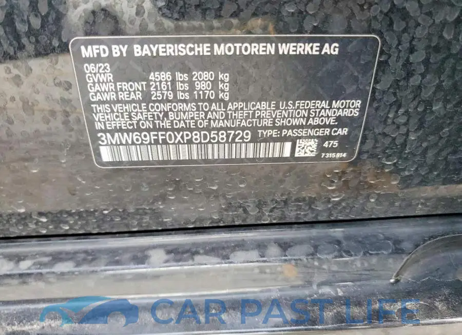 3MW69FF0XP8D58729# 13