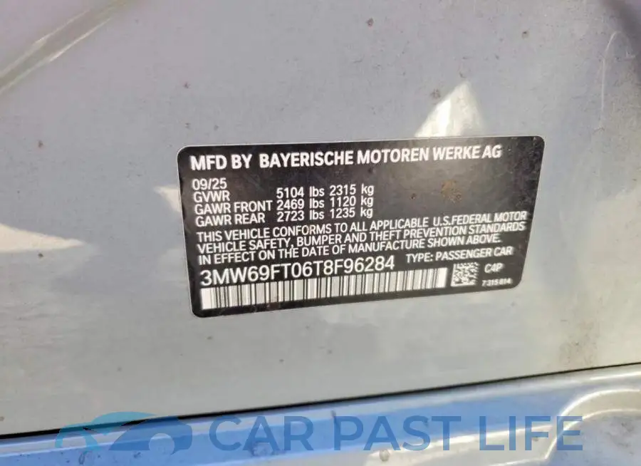 3MW69FT06T8F96284# 13