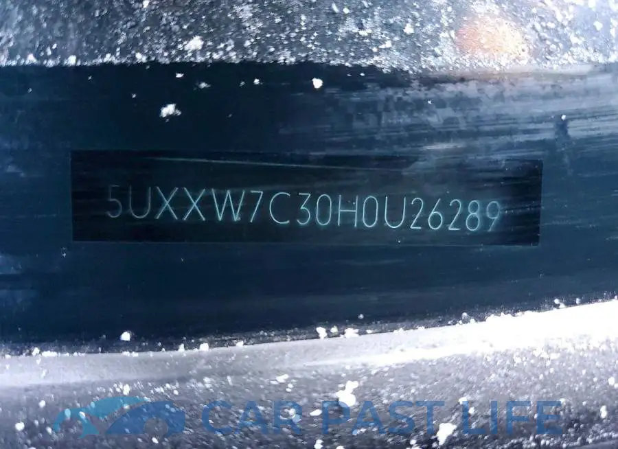 5UXXW7C30H0U26289# 13