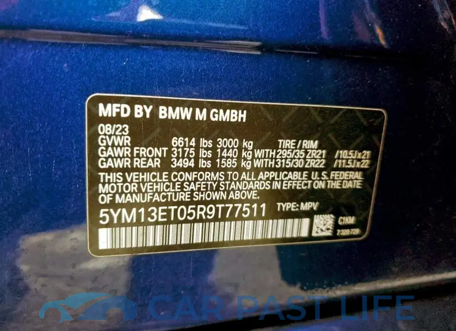 5YM13ET05R9T77511# 14