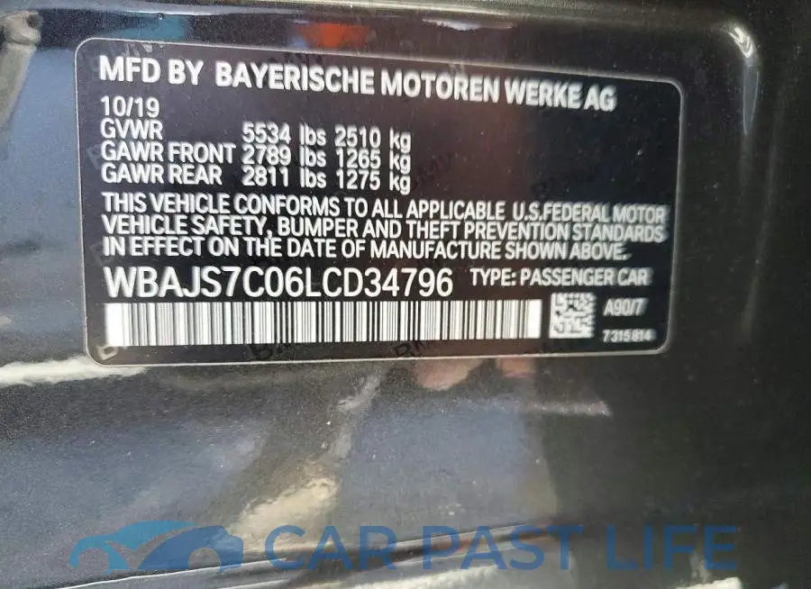 WBAJS7C06LCD34796# 12