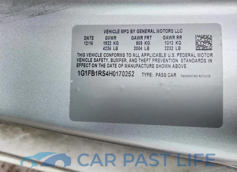 1G1FB1RS4H0170252# 12
