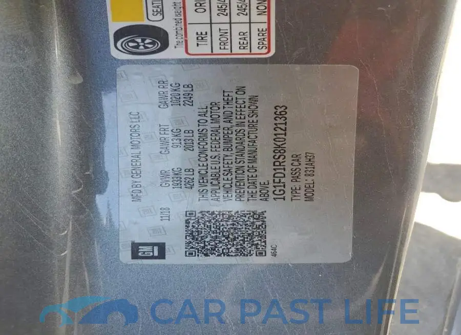 1G1FD1RS8K0121363# 12