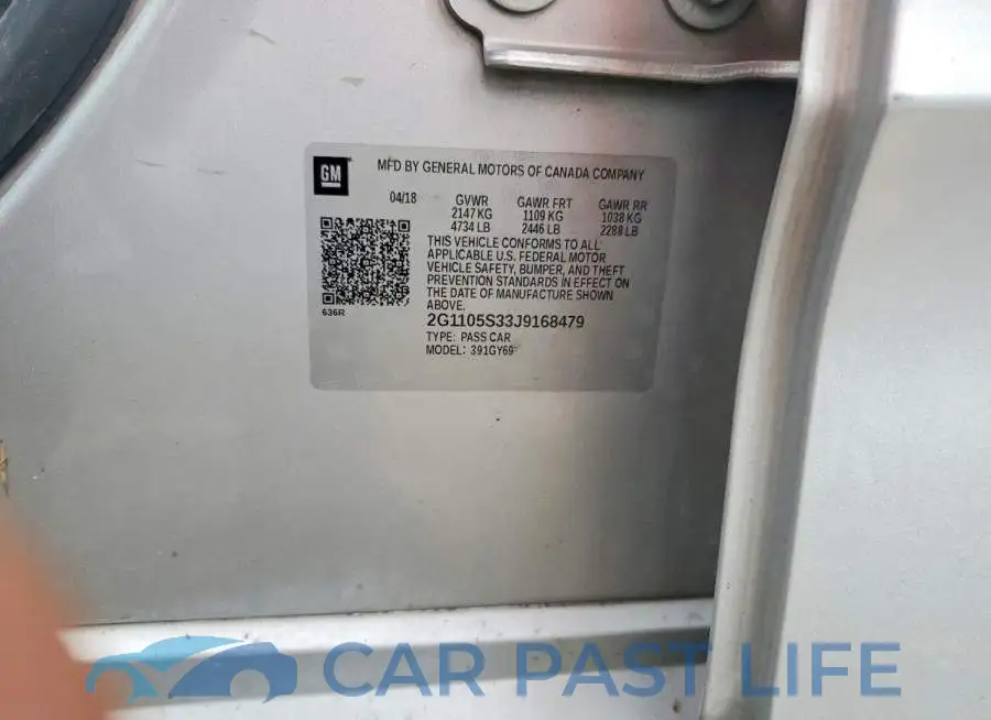 2G1105S33J9168479# 12