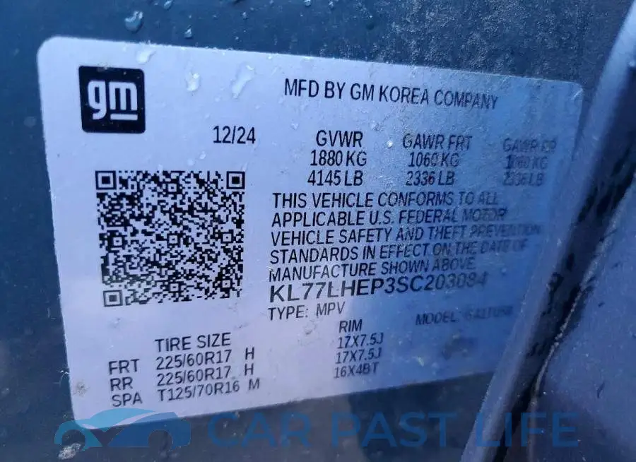 KL77LHEP3SC203084# 13