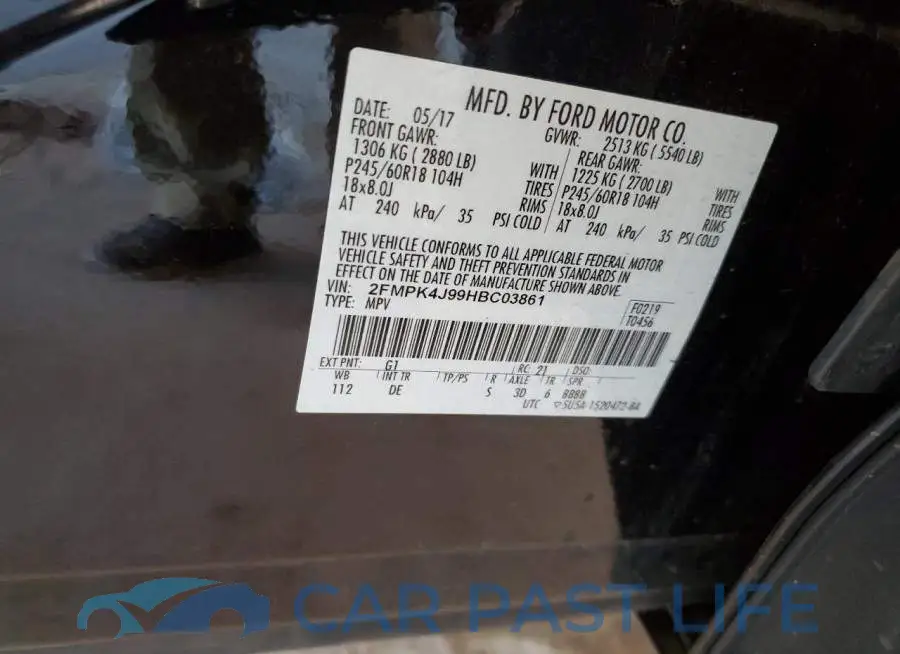 2FMPK4J99HBC03861# 13