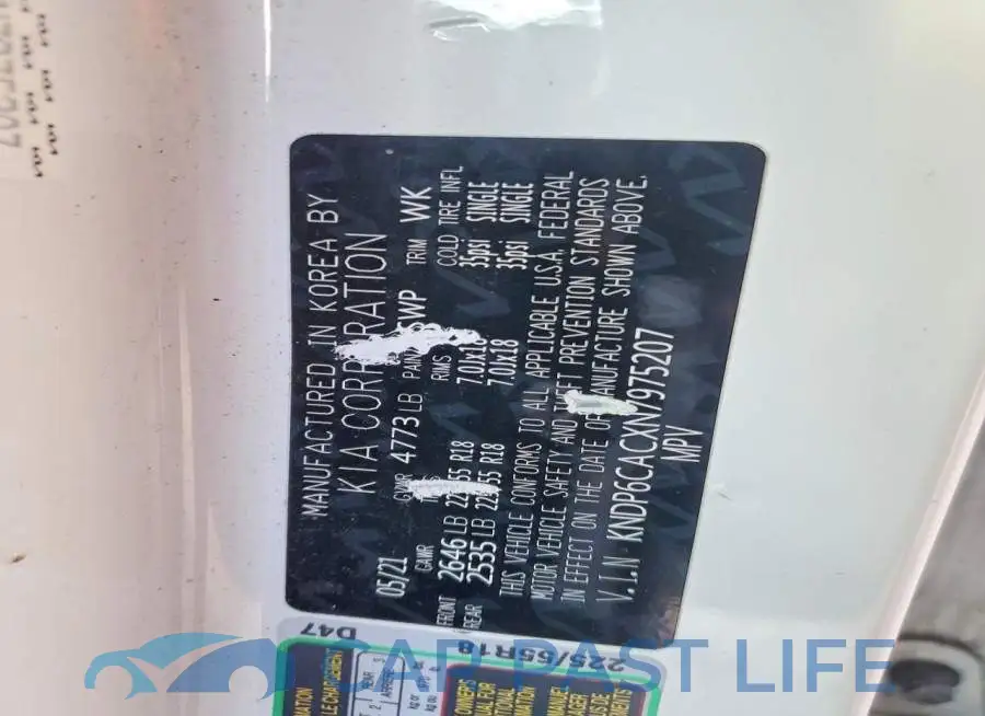 KNDP6CACXN7975207# 13
