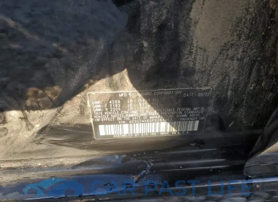 4S3GTAV65P3701263# 13