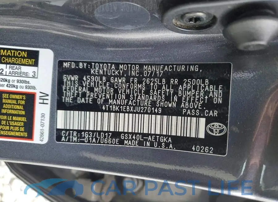 4T1BK1EBXJU270149# 13