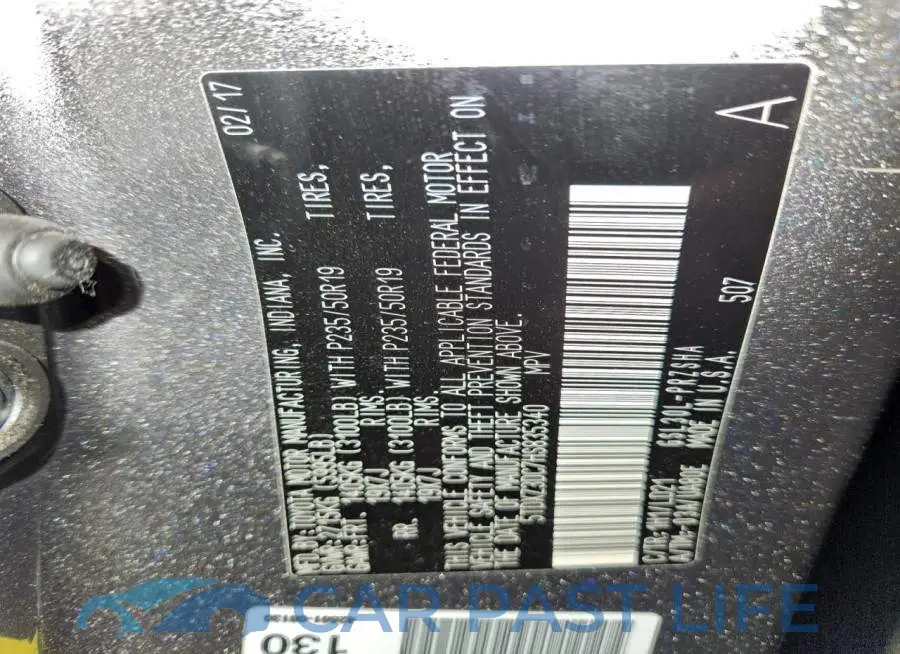 5TDXZ3DC7HS835340# 14