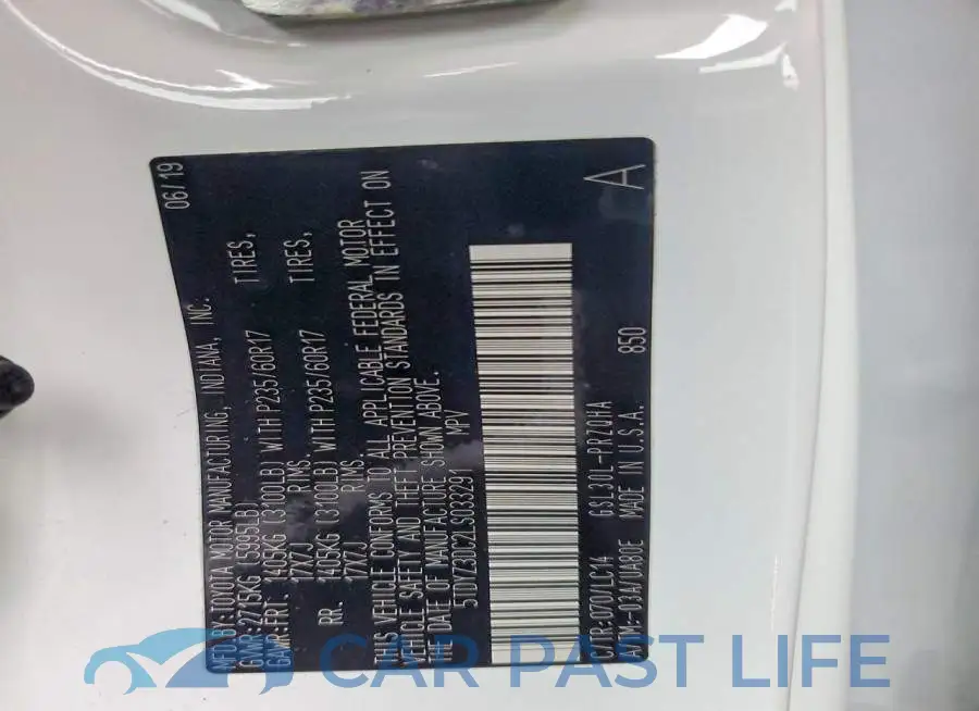 5TDYZ3DC2LS033291# 13
