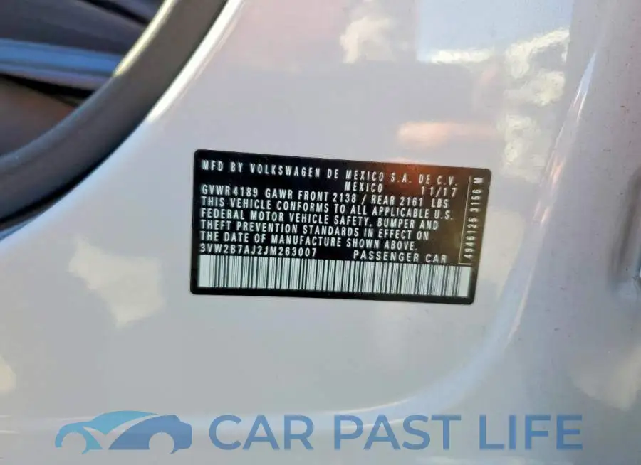 3VW2B7AJ2JM263007# 13
