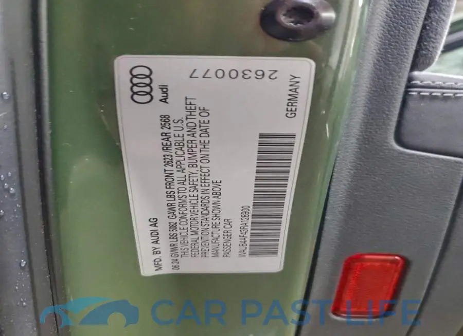 WAUB4AF43RA128900# 13