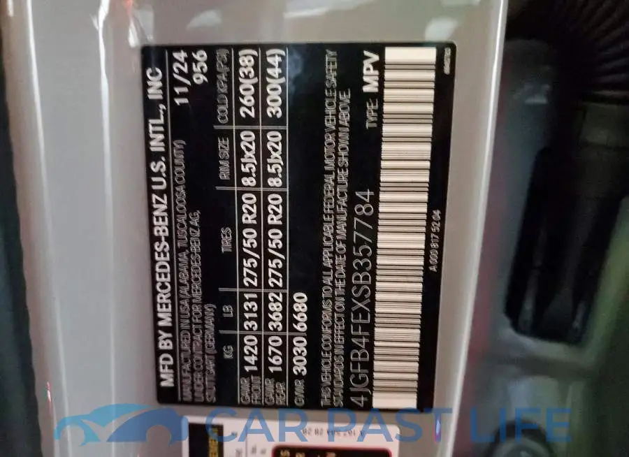 4JGFB4FEXSB357784# 14
