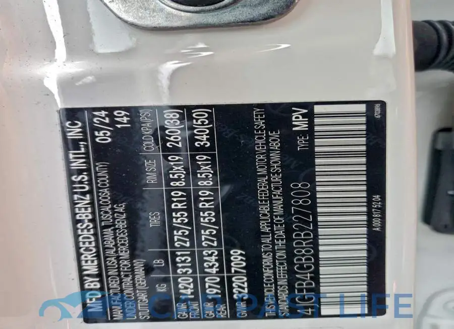 4JGFB4GB8RB227808# 14