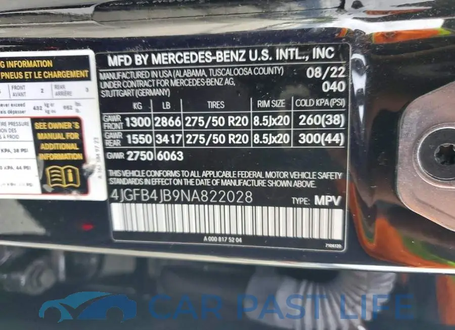 4JGFB4JB9NA822028# 13