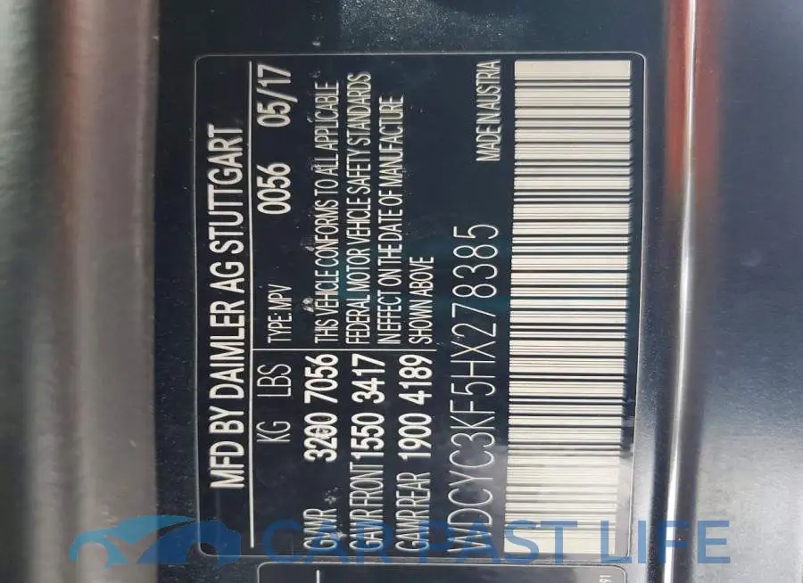 WDCYC3KF5HX278385# 13