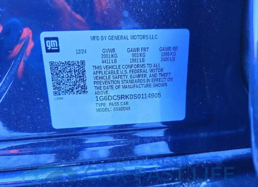 1G6DC5RK0S0114905# 12